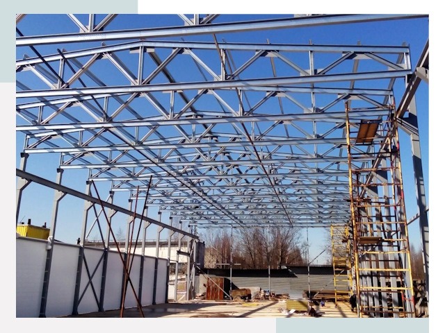 Строительство цехов в Пушкин от 649 руб. под ключ