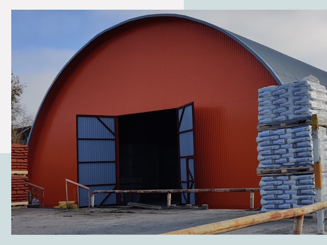 Полукруглые ангары по цене от 649 руб. в Пушкин