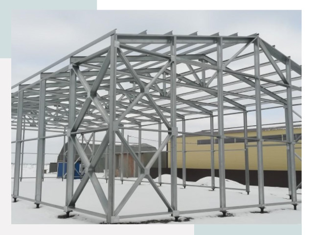 Каркасные ангары в Пушкине