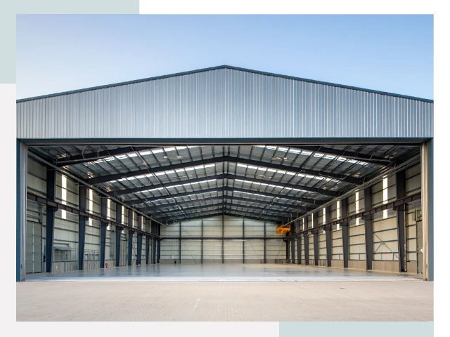 Большие ангары в Пушкине