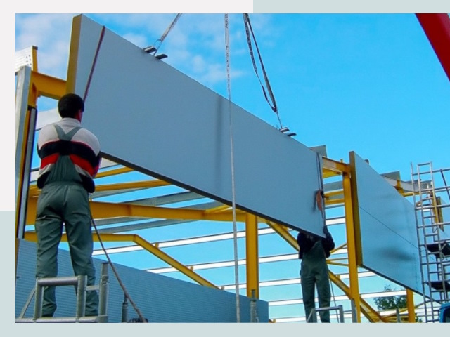 Монтаж сэндвич-панелей в Пушкине от 649 руб.