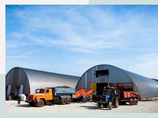 Ангары для спецтехники в Пушкине